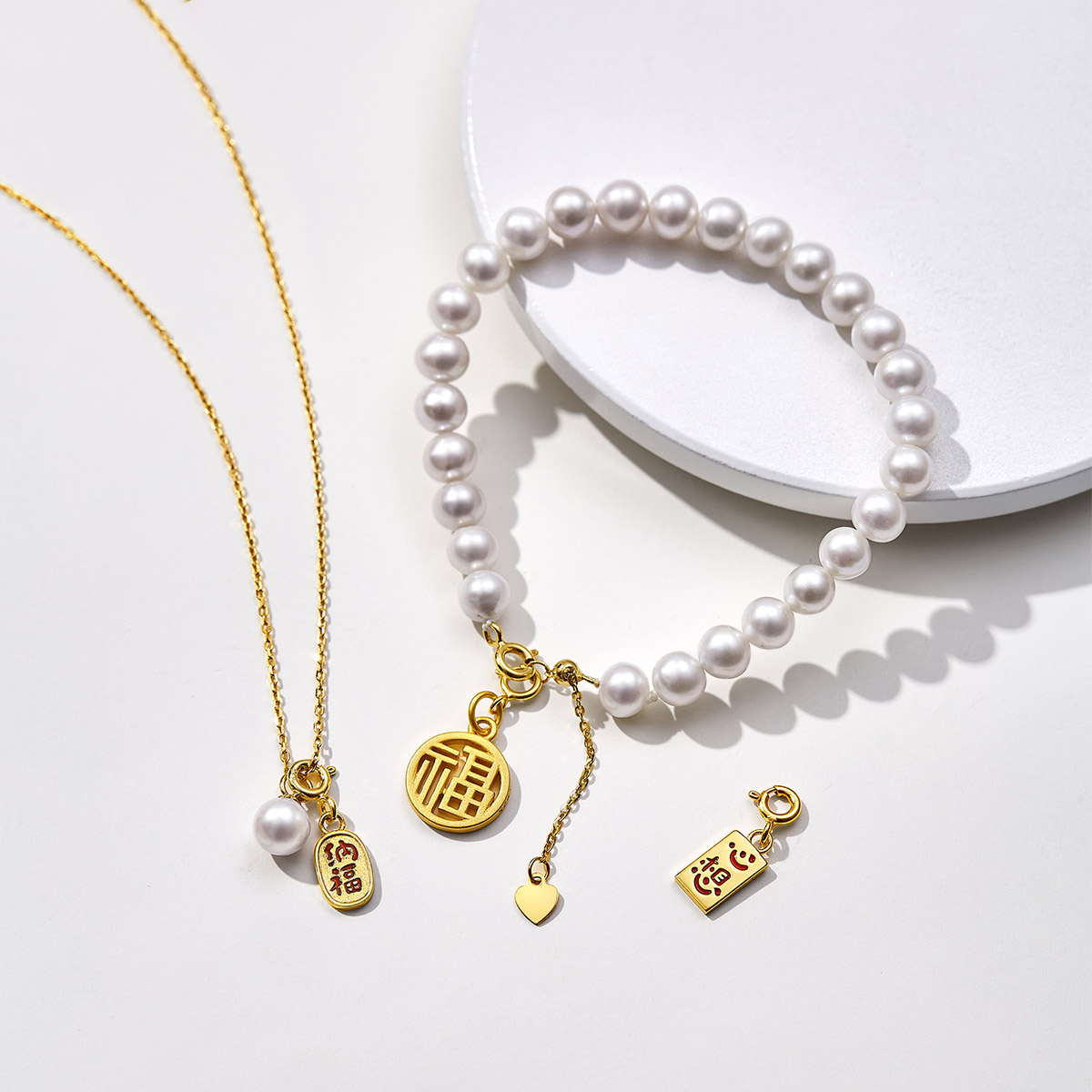 MELUXE海水珍珠心想事成吊坠