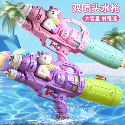 2024新款水枪儿童玩具喷水泼水节装备次洒泚小恐龙大容量神器水抢