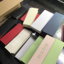 多颜色简约精美 式 空白书签纸混合装 手写练习楷书钢笔DIY厚硬多款