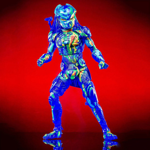 热视逃亡者丛林独狼关节可动模型玩具异形大战铁血战士5猎物手办