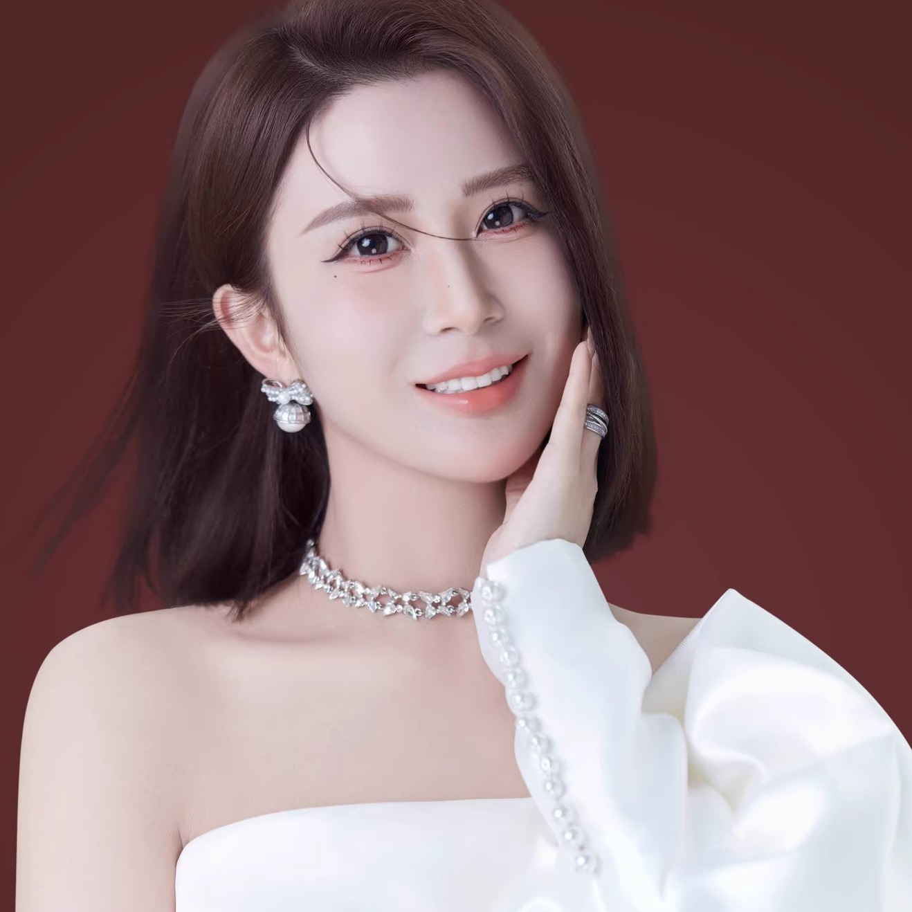 【泡芙粉丝专享】熊猫柱子印花加绒卫衣N25924N369