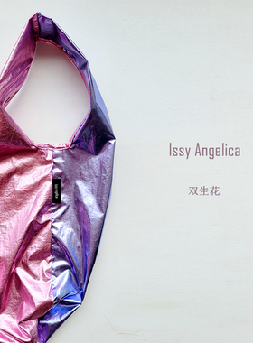 环保袋折叠便携购物袋ISSY ANGELICA超市单肩手提包包baggu布袋