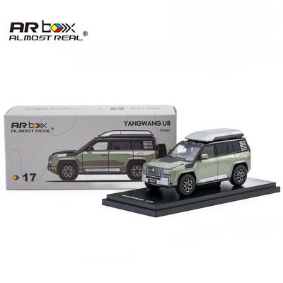 ARbox 1:64 仰望 U8 越野玩家版合金车模 砂石绿合金车模