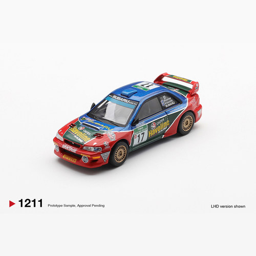 MINIGT[1211] 斯巴鲁翼豹 WRC98 #17 1:64合金车模