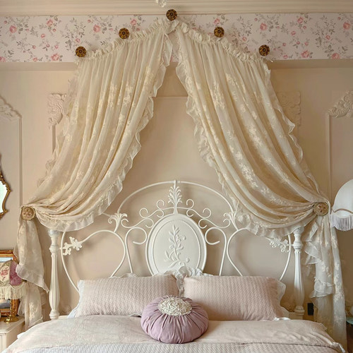 全国满包安装测量穹顶帘床帘