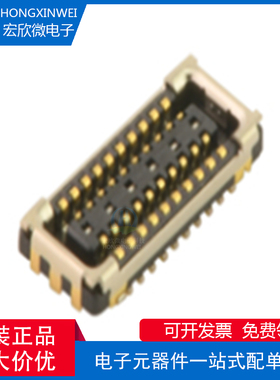 全新原装ECT 818011732 RF BTB，双排，H0.60，16Pin 插座连接器