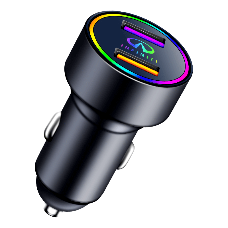 英菲尼迪车载点烟器转换充电器