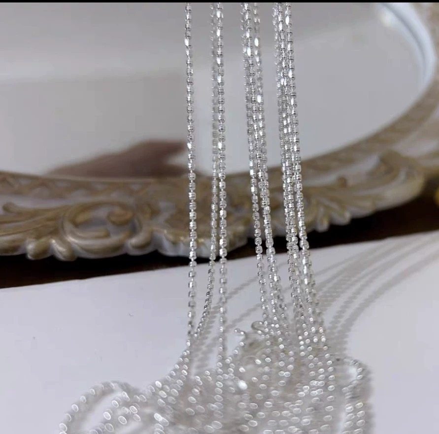 足银999可抽拉纯银蹦迪珠项链45cm,饰品/流行首饰/时尚饰品新,银饰项链,淘宝优惠券,粉丝福利购,淘宝优惠卷