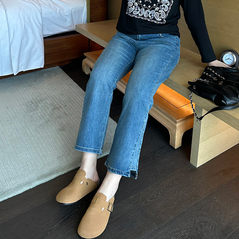 步步红大码牛仔裤2025年春夏弹力