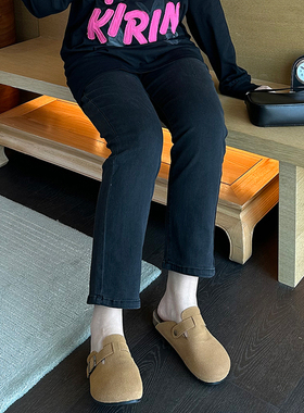 BBH胖mm大码牛仔裤女春秋季新款胖妹妹梨形身材显瘦裤子直筒长裤