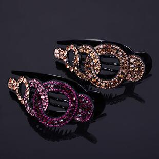 抓夹大号鸭嘴夹发量大感女盘发横夹妈妈发卡发夹子发量多后脑勺D3