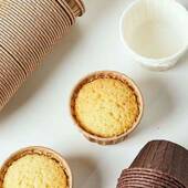 纸杯蛋糕马芬杯模具烘焙纸杯卷边耐高温50只