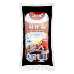 逗嘴乐蜜汁酱1kg*12袋蜜汁烤肉蘸酱拌饭酱蜜汁脆皮鸡饭蜜汁鸡排酱