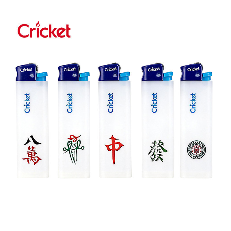 Cricket草蜢一次性打火机进口耐用火石砂轮滑轮火机常规款麻将