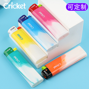 草蜢Cricket官方正品原装进口防爆定制订做印字一次性滑轮打火机