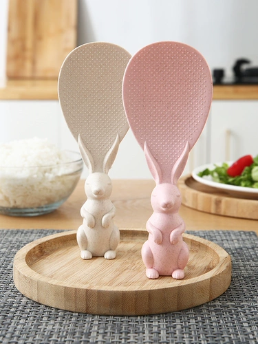 Ложка для домашнего использования, креативный милый кролик, рисоварка