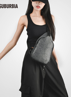 SUBURBIA斜挎包女夏季时尚单肩包手提包潮流休闲小众通勤胸包