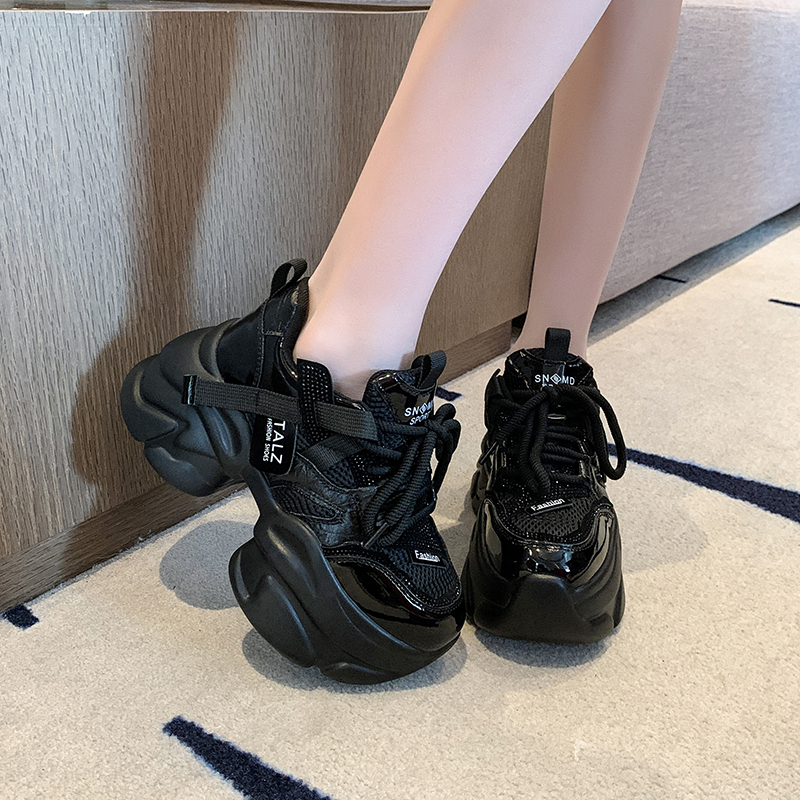 巨好看不累脚厚底增高轻便老爹运动鞋子女2025秋季新款爆款休闲鞋