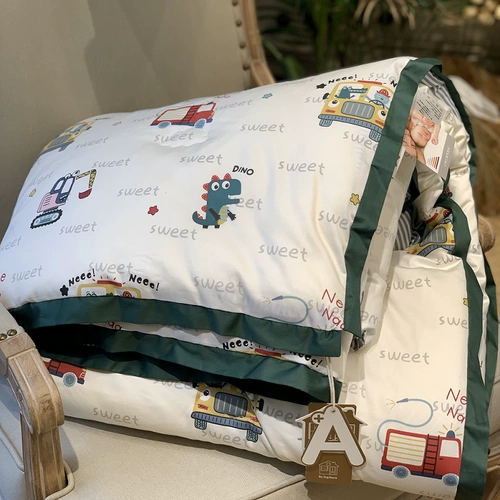 Детское хлопковое зимнее прохладное одеяло для детского сада, 60 шт