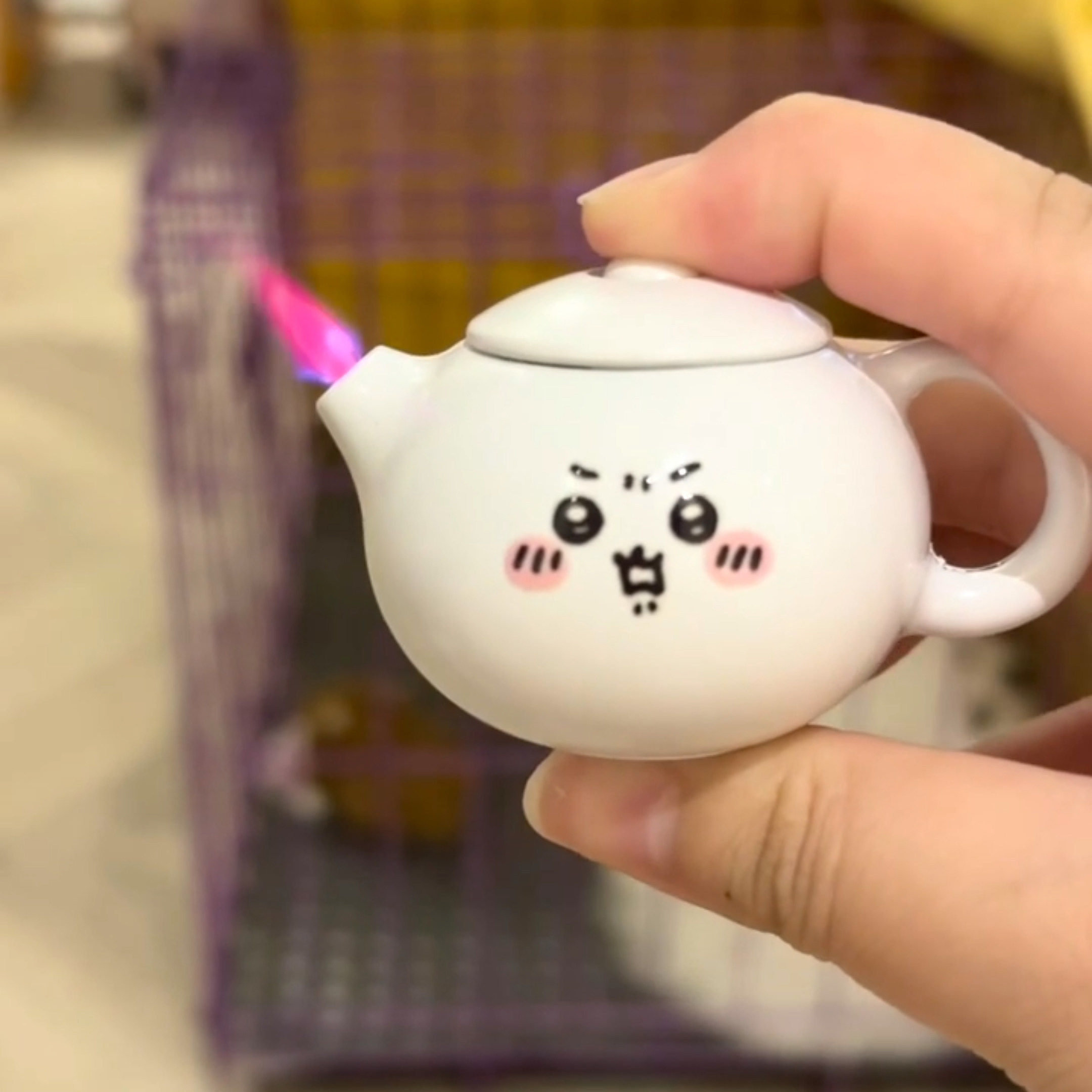 吉伊卡哇吉伊茶壶可爱火机把把壶打火机可爱送男友女朋