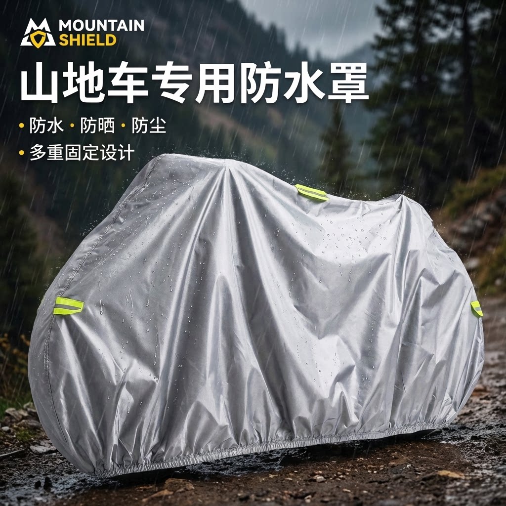 自行车防雨防尘罩山地车便携车衣公路车遮阳防尘罩儿童单车全包套