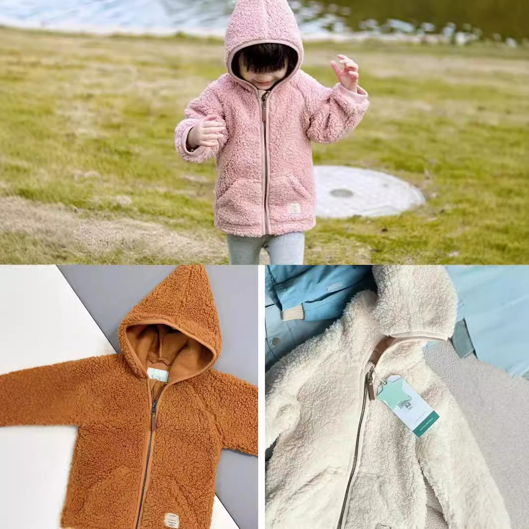ins2024秋冬新款北欧高定男童女童高品质--羊羔绒外套,童装/婴儿装/亲子装,T恤,淘宝优惠券,粉丝福利购,淘宝优惠卷