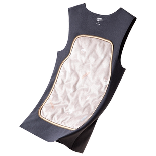 羽绒保暖背心男士冬季加绒加厚打底衫内穿马甲德绒护胃无袖坎肩