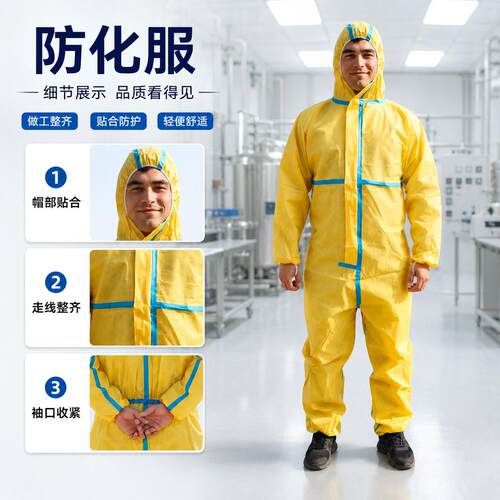 化学防护服防油耐酸化学危化品运输防腐蚀轻型服