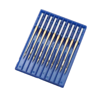 德国进口金针蓝狮 DPX5防热机针 套结锁眼机双针高头车机针 新品