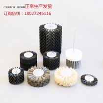 Normal start custom industrial round roller nylon cylinder cylinder small brush hollow round wheel