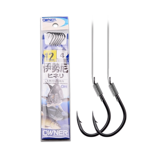 OWNER欧纳绑好伊势尼原装正品20044日本单钩子线鱼钩系付钩单线