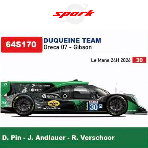 [Oseky]Spark Oreca 07 Gibson LMP2 30号 2026 勒芒 64S170
