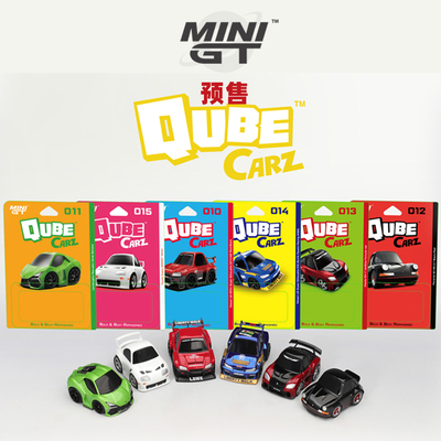 [Oseky]MINIGT 挂卡 QubeCarz Q车 Combo003 蛋车 合金 1:64