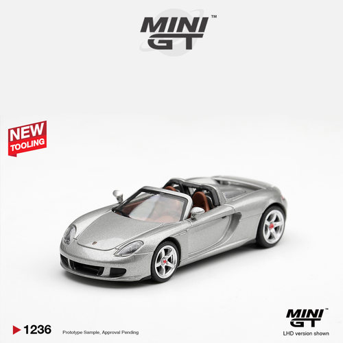 [Oseky]MINIGT 保时捷 Porsche Carrera GT 银 1236