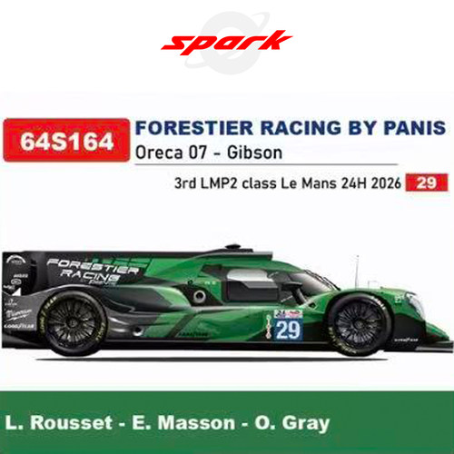 [Oseky]Spark Oreca 07 Gibson LMP2 29号 2026 勒芒 64S164