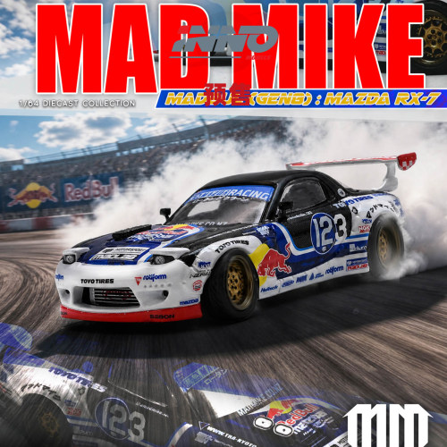 [Oseky]INNO 马自达 RX7 MAD MIKE MADBUL Gen8 合金 1:64