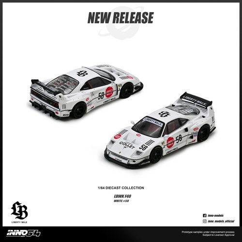 [Oseky]现货 INNO LB F40 COLLET 概率红色隐藏 合金 1:64