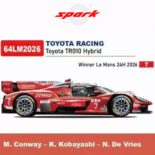 [Oseky]Spark 丰田 TR010 Hybrid 7号 2026 勒芒 64LM2026