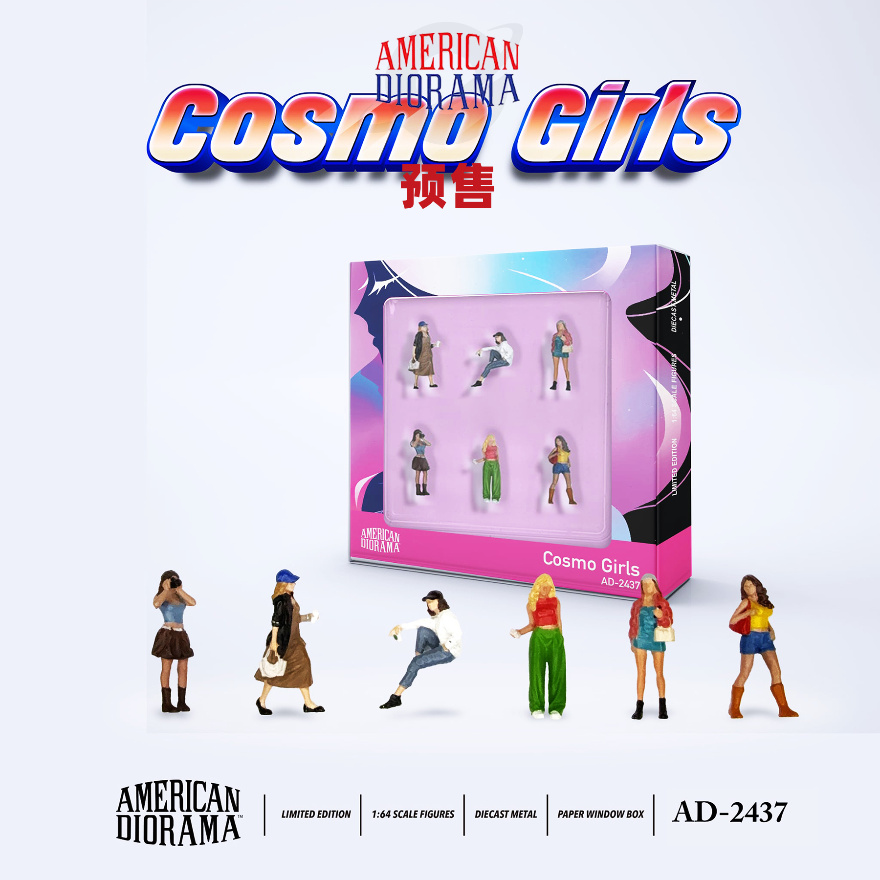 [Oseky]American Diorama AD Figure set Cosmo Girls AD-2437