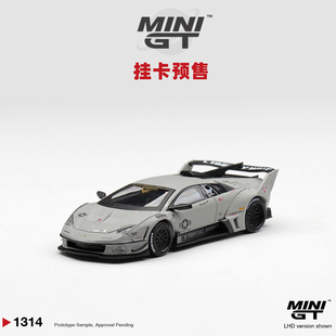[Oseky]MINIGT 挂卡 兰博基尼 LB 蝙蝠 GT Evo 战斗灰 1314 合金