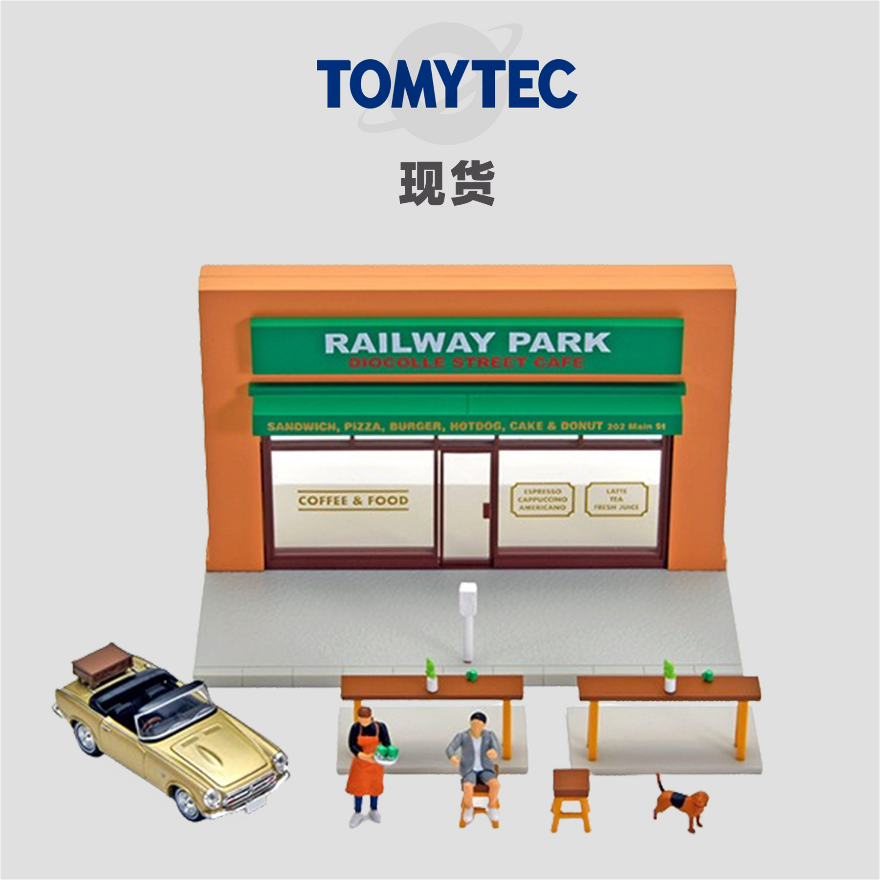 [Oseky]现货 TOMYTEC TLV 8月 CarSnap 27a Cafe Terrace 2 S800
