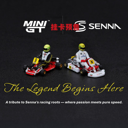 [Oseky]MINIGT 吸塑挂卡 塞纳Senna Kart Formula 卡丁 1155 1156