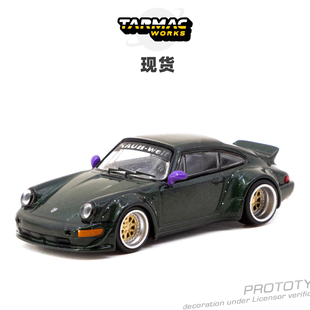 合金 TarmacWorks RWB 964 保时捷 现货 Green Oseky
