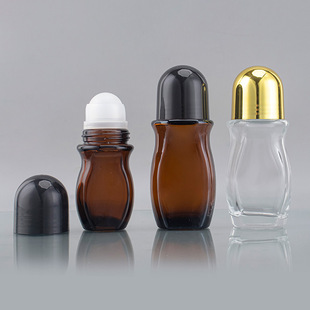 瓶容器 药油分装 咖色滚珠瓶50mL精油瓶高端便携式 收纳瓶按摩油