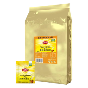 立顿红茶100包独立包装酒店商用茶包锡兰柠檬立顿红茶官方旗舰店