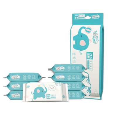 儿童免洗消毒湿巾纸便携装