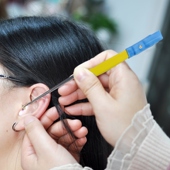 技师用头部发光镊子专业光纤掏耳朵耳镊儿童充电掏耳朵镊子充电款