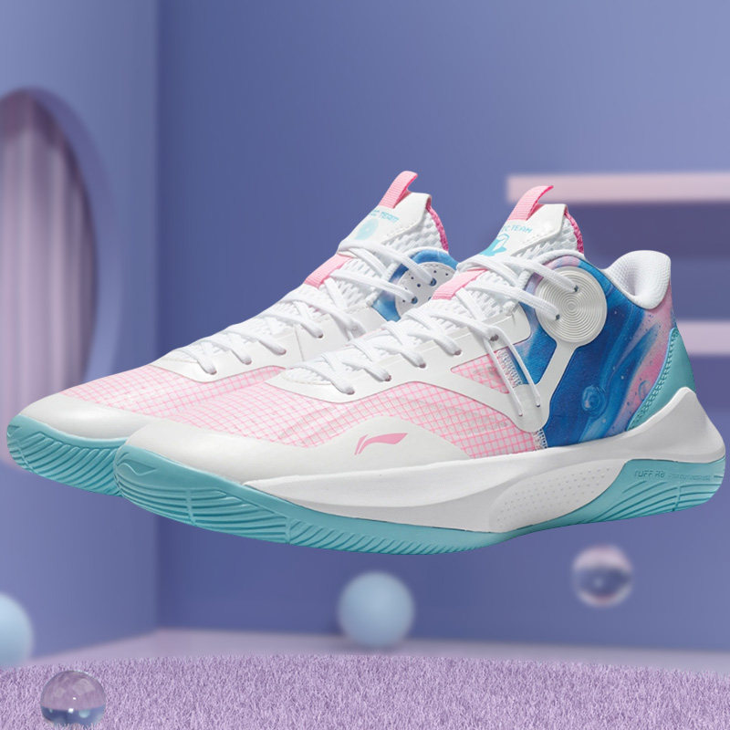 正品李宁男鞋夏款音速9team低帮耐磨减震运动休闲篮球鞋abps023