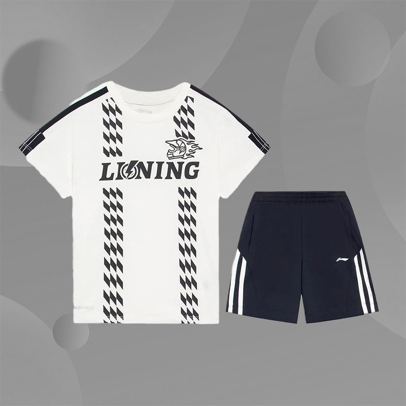 正品李宁童装 夏男童 中小婴童速干 运动比赛套装儿童YATS017,童装/婴儿装/亲子装,套装,淘宝优惠券,粉丝福利购,淘宝优惠卷