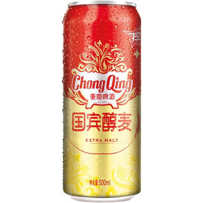 重庆啤酒醇麦麦香浓郁喜庆大气